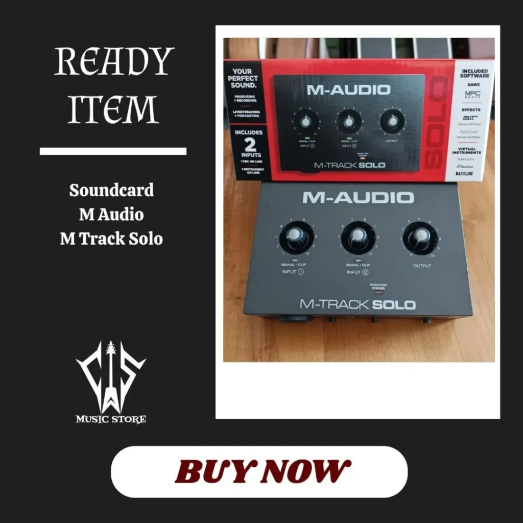 Soundcard M Audio M Track Solo