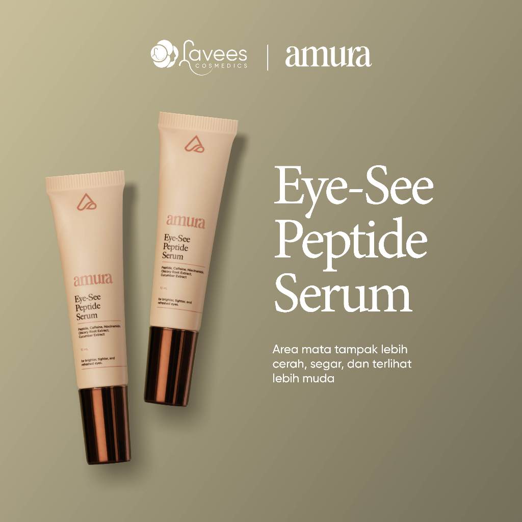 Amura Eye-see Peptide Serum 10ml with Cooling Tech - by Lavees Official