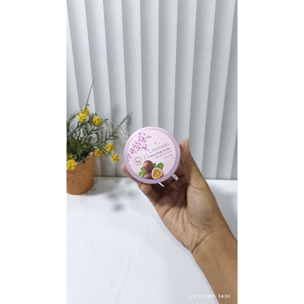 preloved Wardah creamy body butter passion fruit