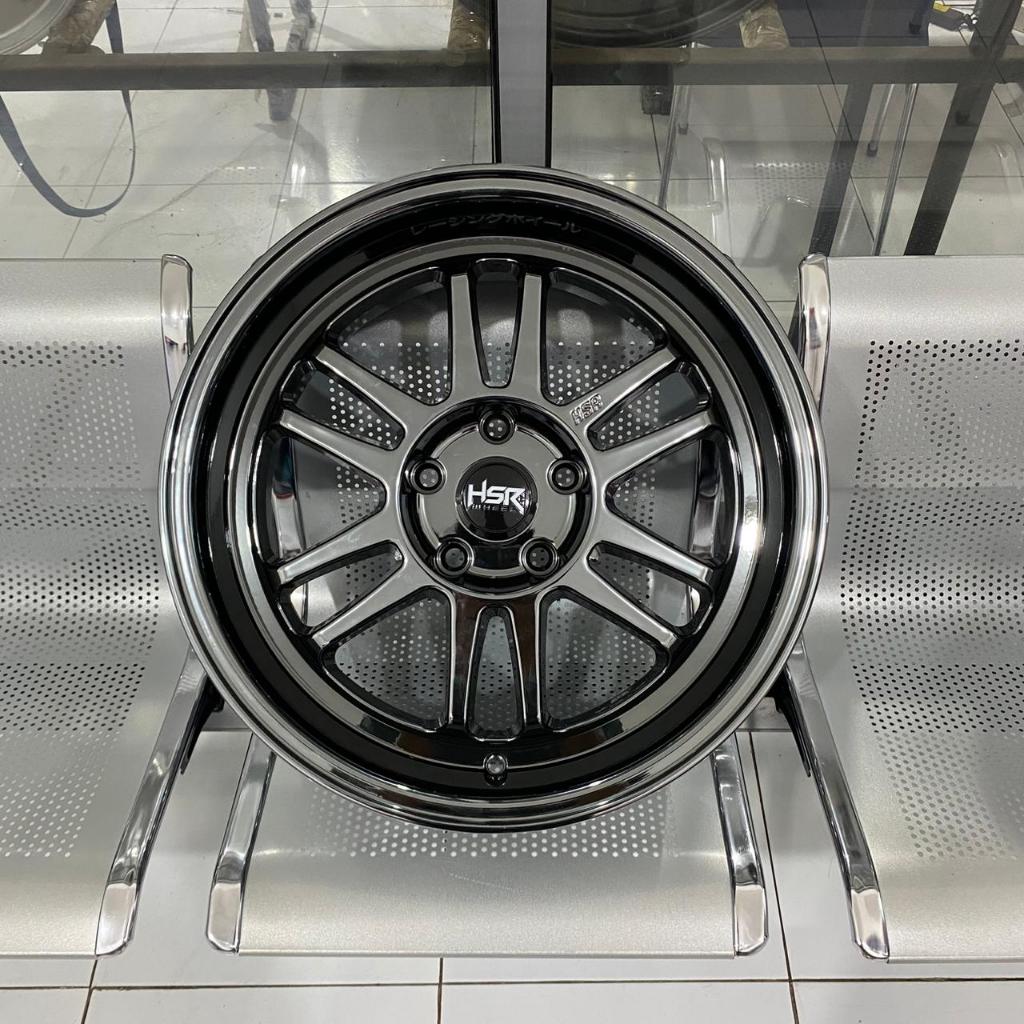 Velg RPF 1 Ring 17 Black Crome Ring 17 Lobang 5 HSR BLY Untuk Mobil Inova Terios Xpander Hrv Crv Dll