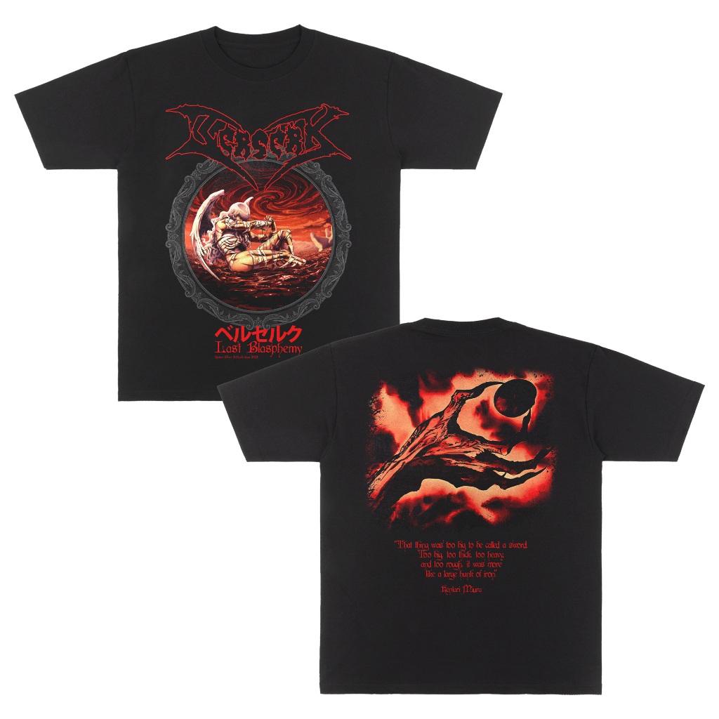 Berserk x Dismember - bootleg - Kaos Anime t-shirt