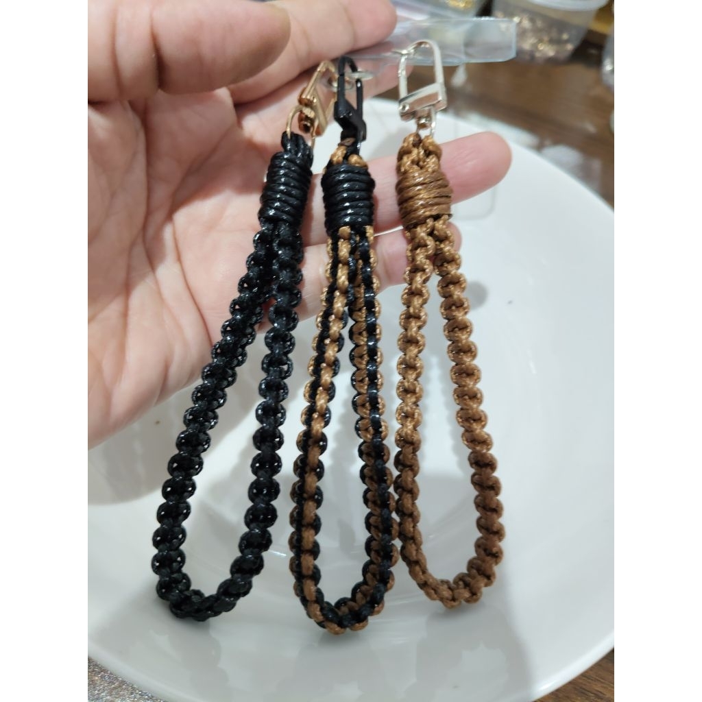 Gantungan HP Strap Phone Bag Charm Tali Kulit Tali Korea