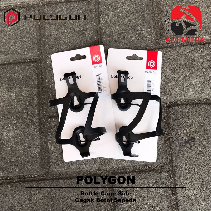 Polygon Bottle Cage Side Alloy Cagak Botol Sepeda