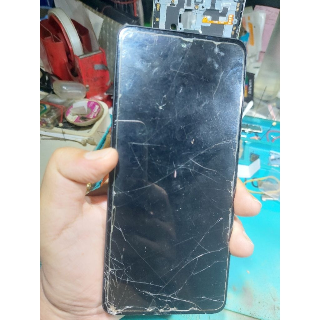 Lcd Ori Bawaan Realme C65 5G Rmx3997 Copotan Cabutan Minus..