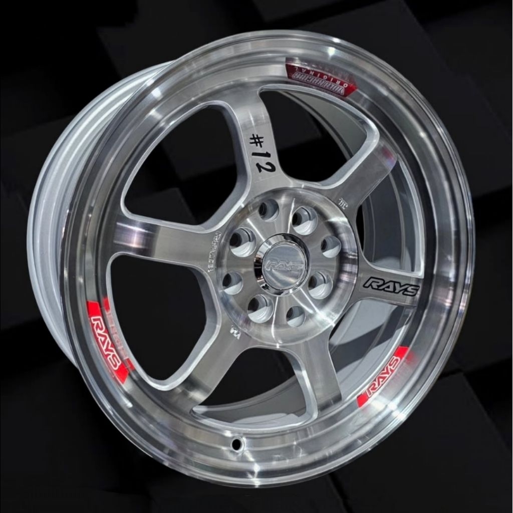 velg TE37V FLOW FORMING ring 16 lebar 7 et 42 velg mobil r16 Avanza Xenia Livina Wuling binguo kijan