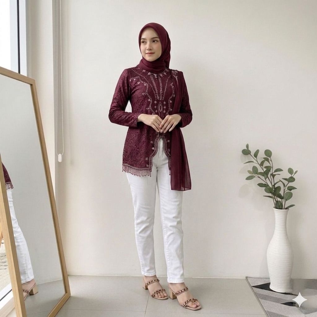 Atasan Kebaya Aldi / Kebaya Pesta / Kebaya Wisuda / Kebaya Brokat