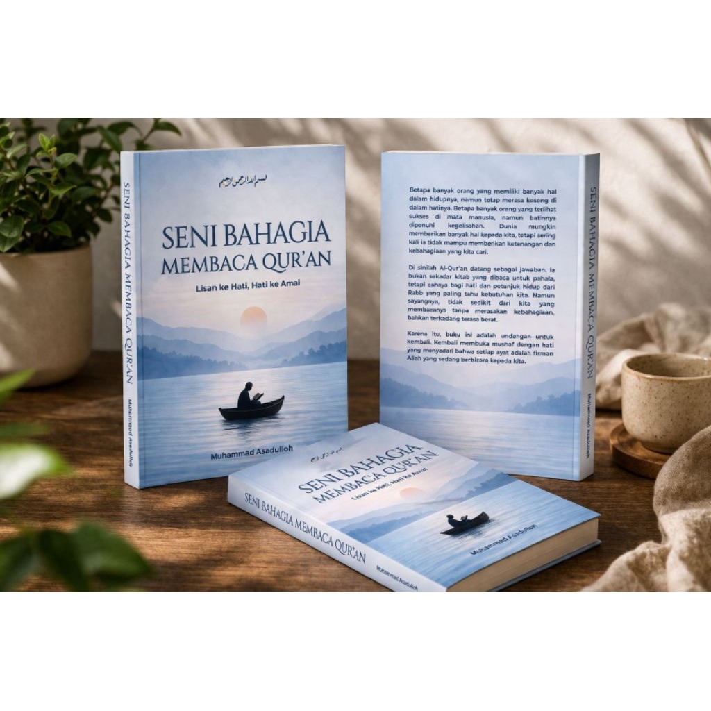Buku Seni Bahagia Membaca Qur’an – Cara Menemukan Kebahagiaan Bersama Al-Qur’an Karya @asadedulloh