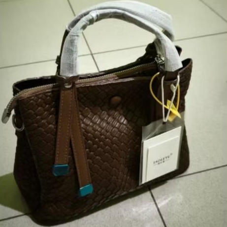 TAS WANITA TAOLEYU Women Hand Bag Handle Brown Coklat