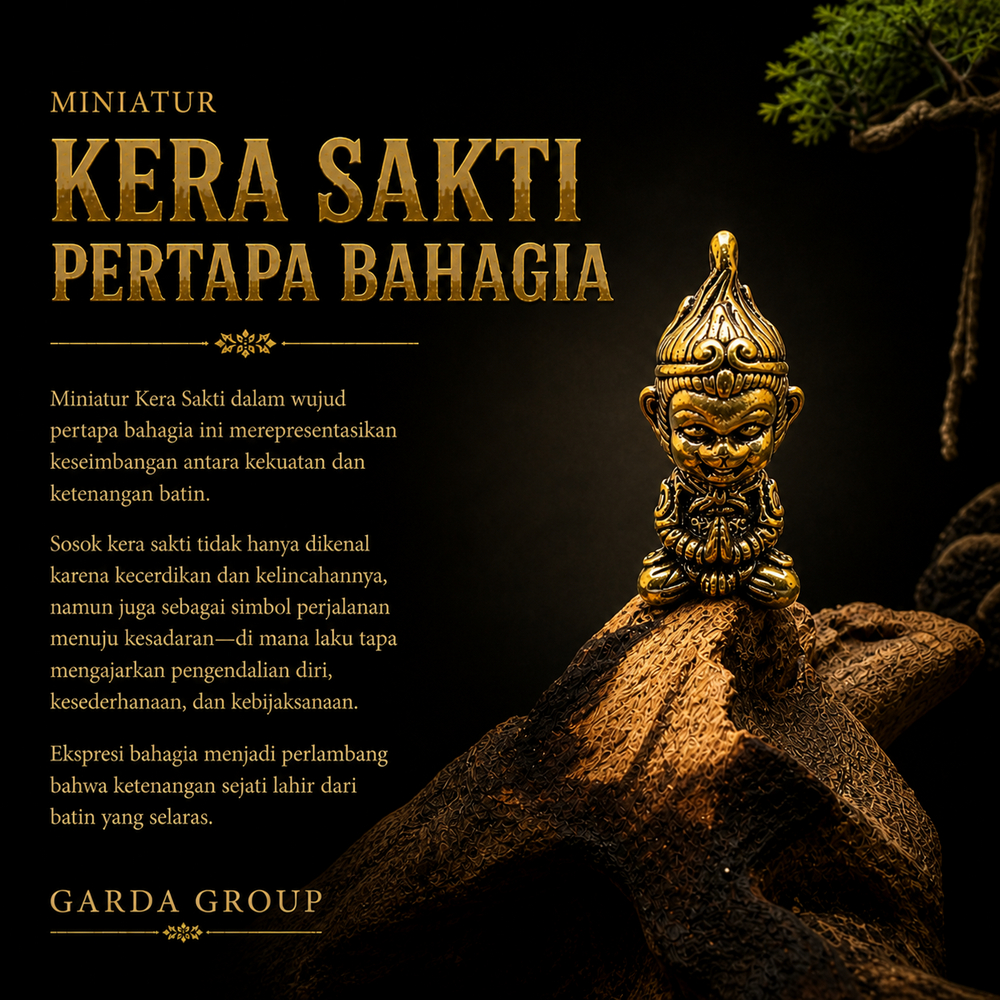 Miniatur Kera Sakti Pertapa Bahagia Kuningan Sari Aesthetic