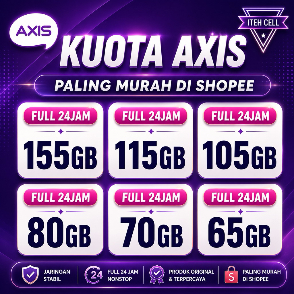 PAKET DATA AXIS UNLIMITED FULL 24JAM COMBO FLEX AKRAB MINI