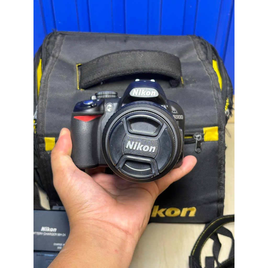 Kamera Nikon D3100 lensa 18-55 Like New Mulus