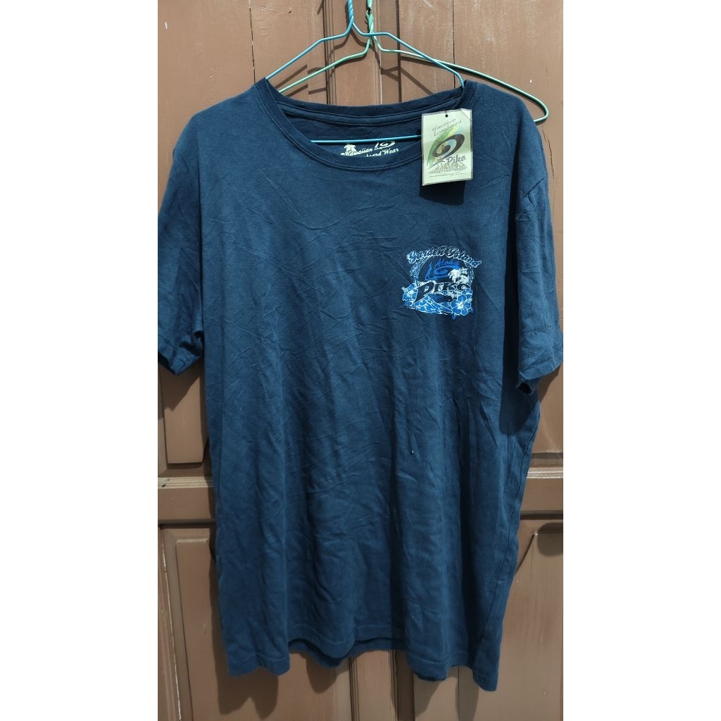 kaos hawwai brand piko, new kita anggap second aja, tag lengkap