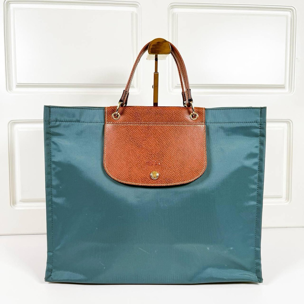 (PRELOVED) LC Cabas Large Shopper Tote Bag Cedar