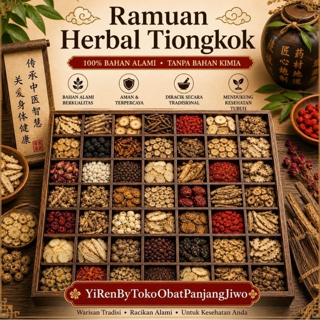 Ramuan TCM Kista Ovarium & Promil 101 - Resep Sinshei Tiongkok