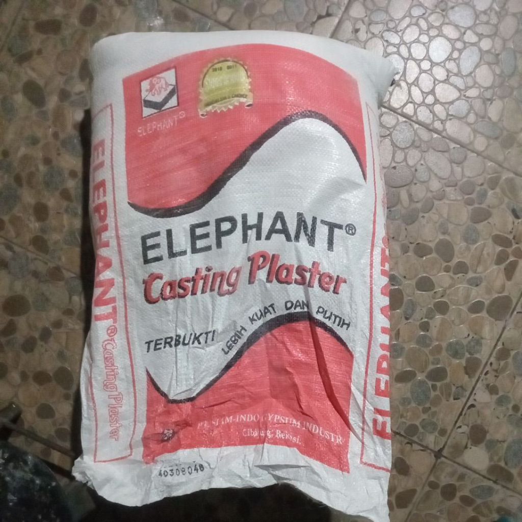 bubuk gypsum casting per 1 kilogram