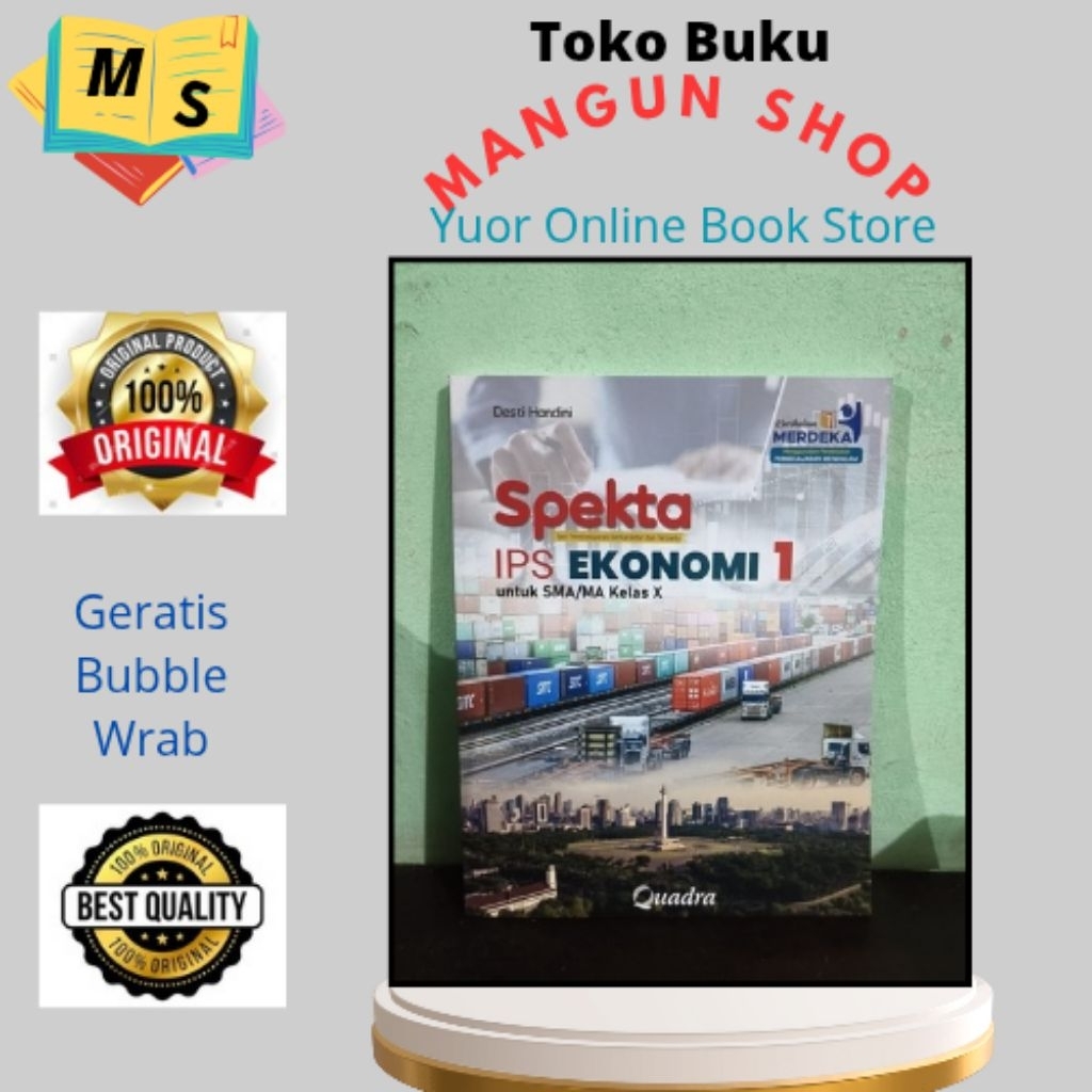 Buku Spekta Ekonomi Kelas 10,11,12 SMA/MA Kurikulum Merdeka Quadra