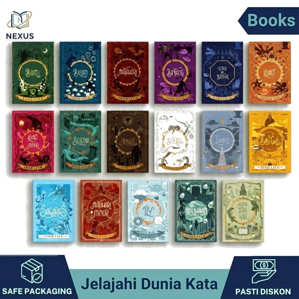 [LENGKAP] Serial Bumi Dunia Paralel Tere Liye - Bumi Bulan Matahari Bintang Ceros Komet Selena Nebul