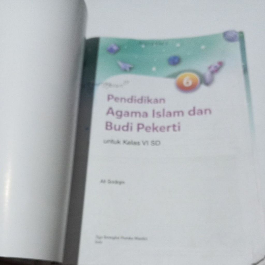 BUKU AGAMA ISLAM UNTUK SD KELAS VI/6 KURIKULUM MERDEKA PENERBIT PLATINUM KONDISI BUKU BERSAMPUL RAPI