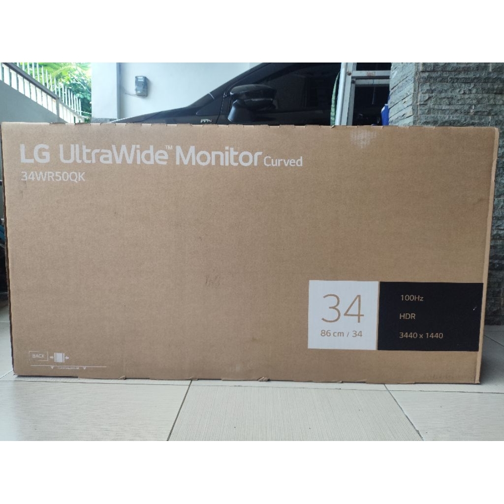 LG 34WR50QK-B | 34" Monitor UltraWide QHD Curved