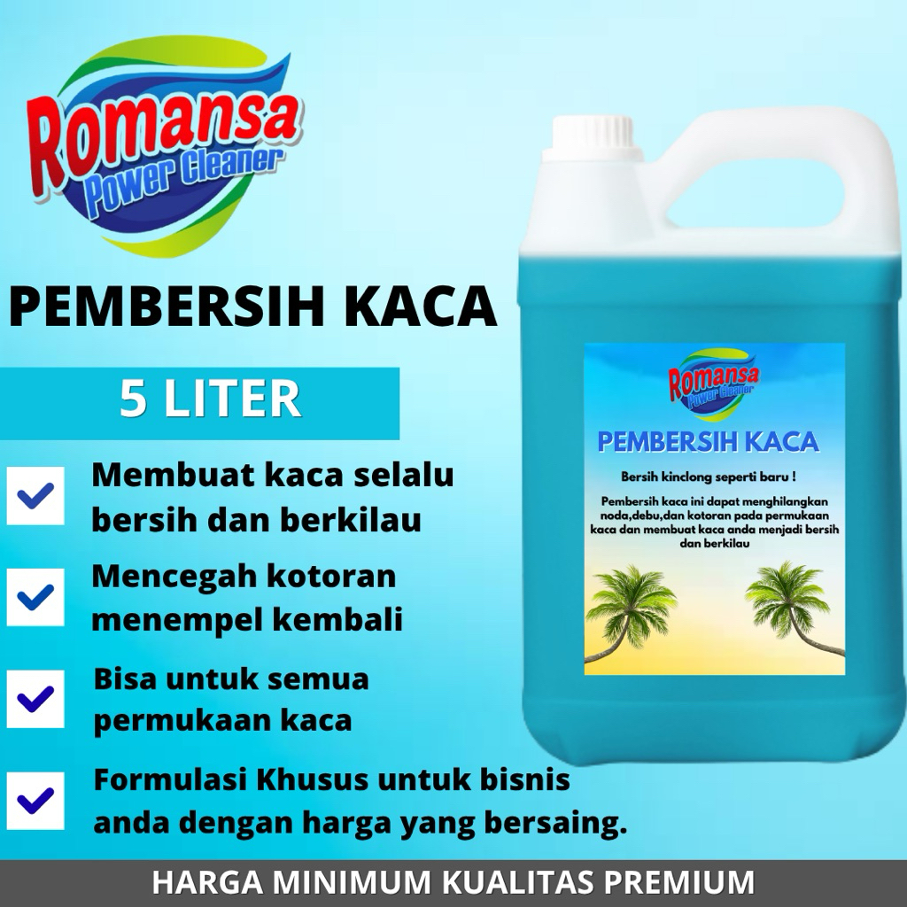 Pembersih Kaca / Glass Cleaner / 5 liter
