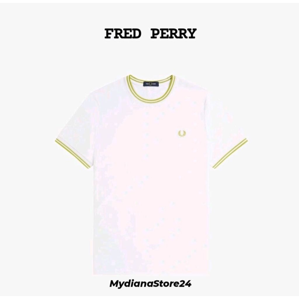 FRED PERRY - FRED PERRY TENNIS T-SHIRT - WHITE