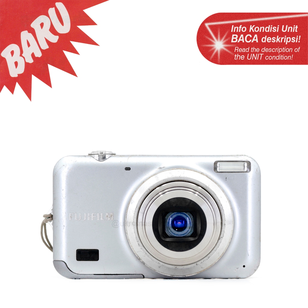 Kamera Digital Pocket FUJiFILM FINEPIX JX250 HD (Perak) | 14.0 Megapixels - Digicam