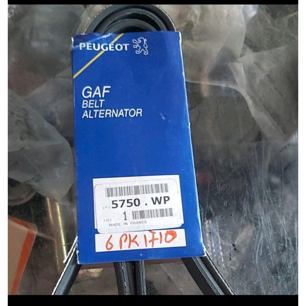 FAN BELT MOBIL PEUGEOT 307 SW BENSIN 408 NON TURBO 807 6PK1710