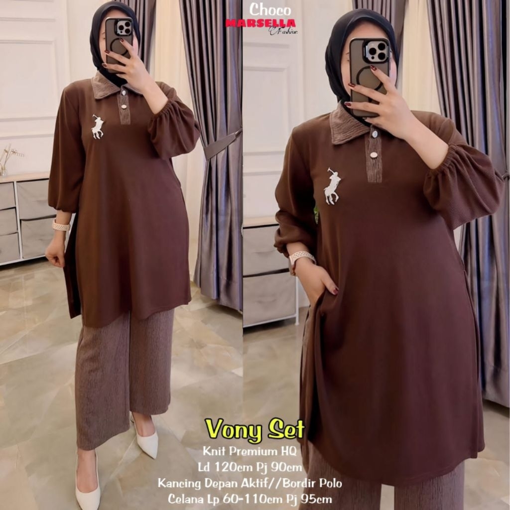 VONY/ MALDA/ YISEL SET BY MARSELA ORIGINAL SETELAN WANITA MODEL TERBARU SETCEL KEKINIAN MODEL CANTIK