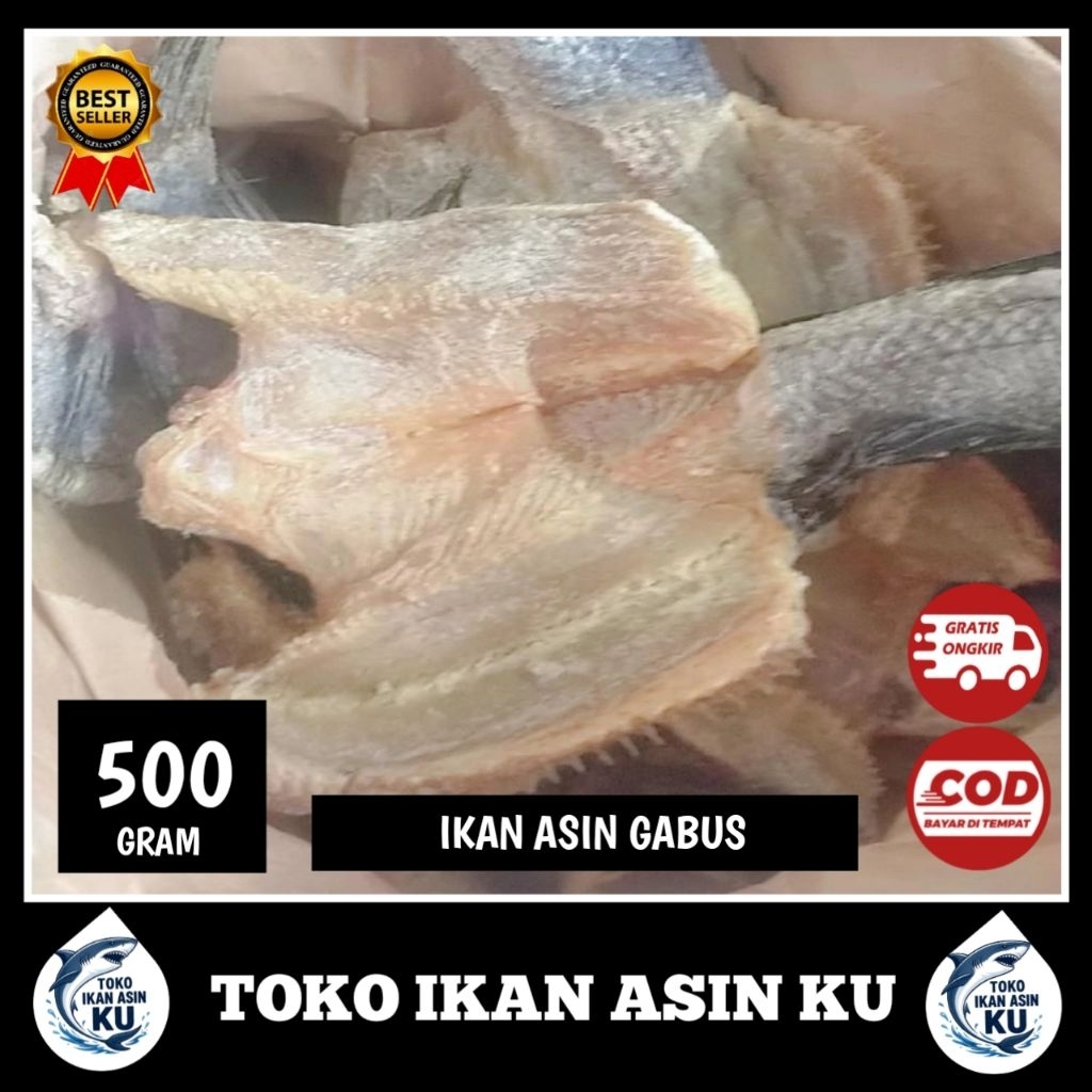 Ikan Asin Gabus 500gr Ikan Asinku Fresh