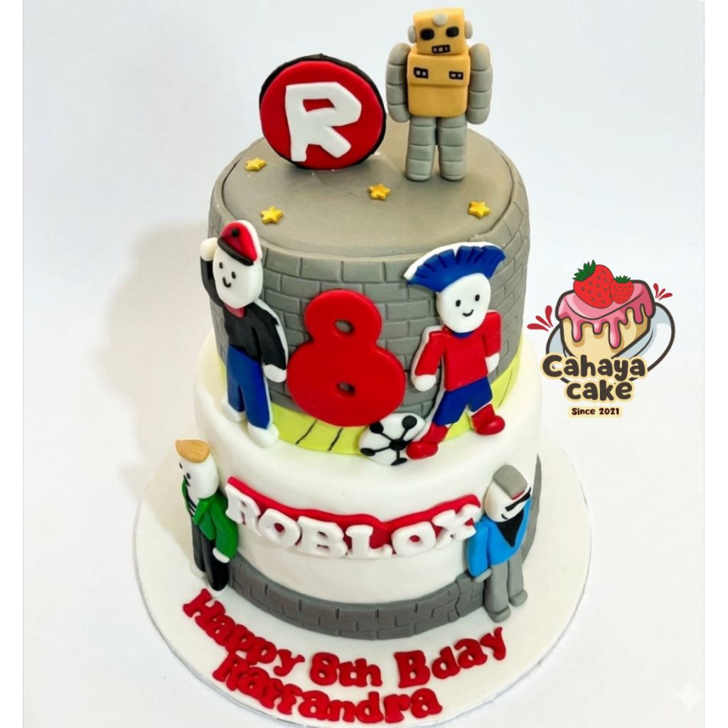 Kue Ulang Tahun Roblox / Roblox Cake / Roblox Birthday / Birthday Cake