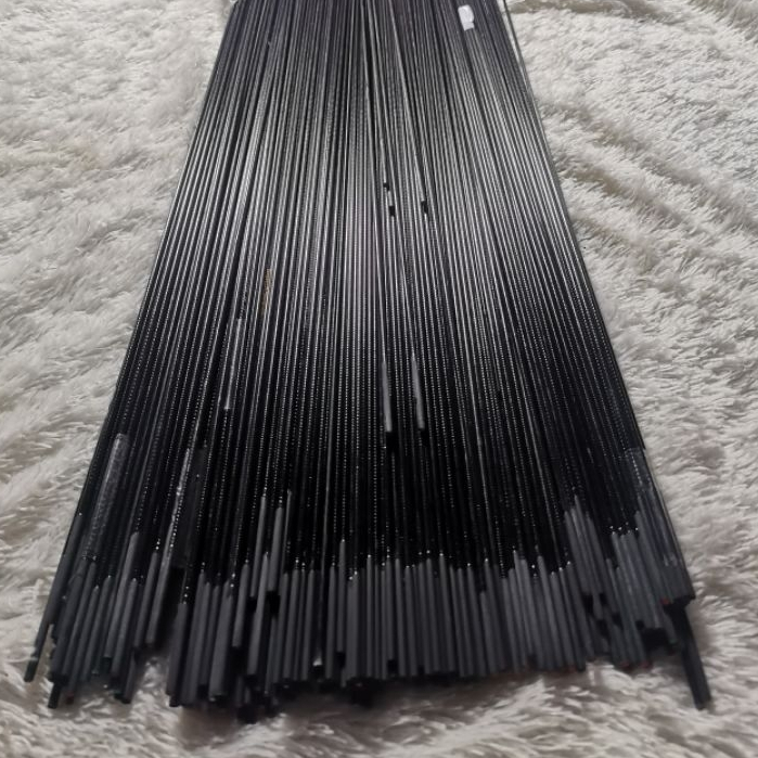 ujung Joran Tegek fiber dan carbon diameter 2,5mm Panjang 80 cm terlaris