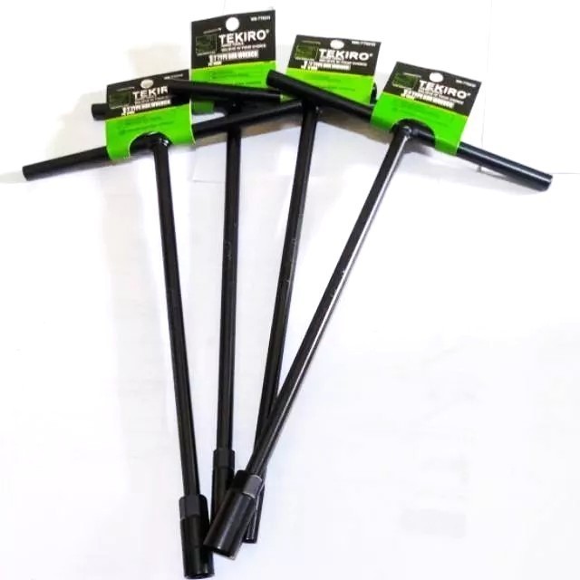 ASLI TEKIRO Paket 4pcs Kunci Sock T ukuran 8-10-12-14mm / Kunci T Tekiro full set