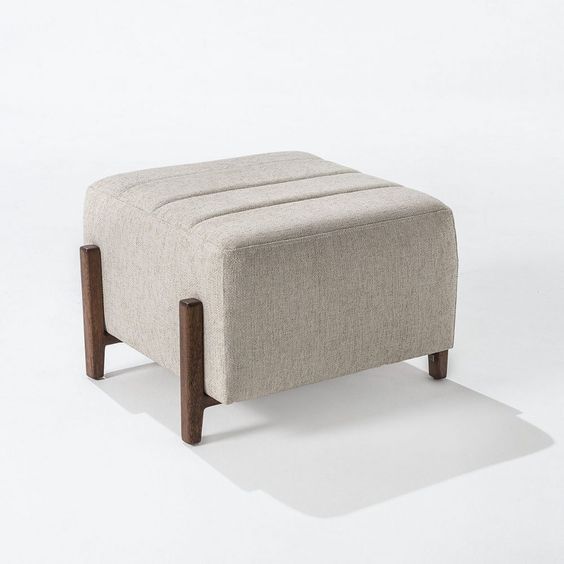Sofa Stool Kotak Kanvas Kursi Rias, Stool Pengantin Kursi Domas