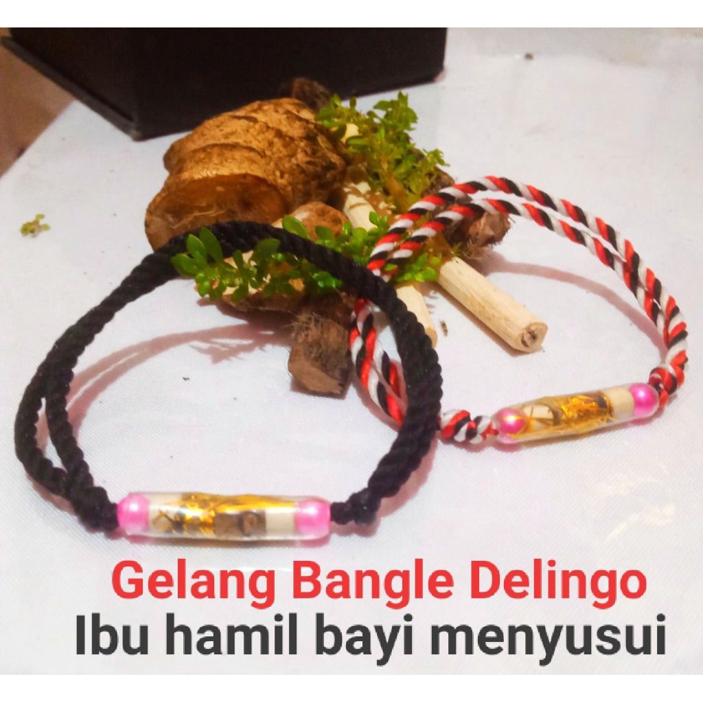 gelang Delingo Bangle ,Gelang Dlingu Bengle asli bahan alami dari bangle DELINGO/Delingu asli