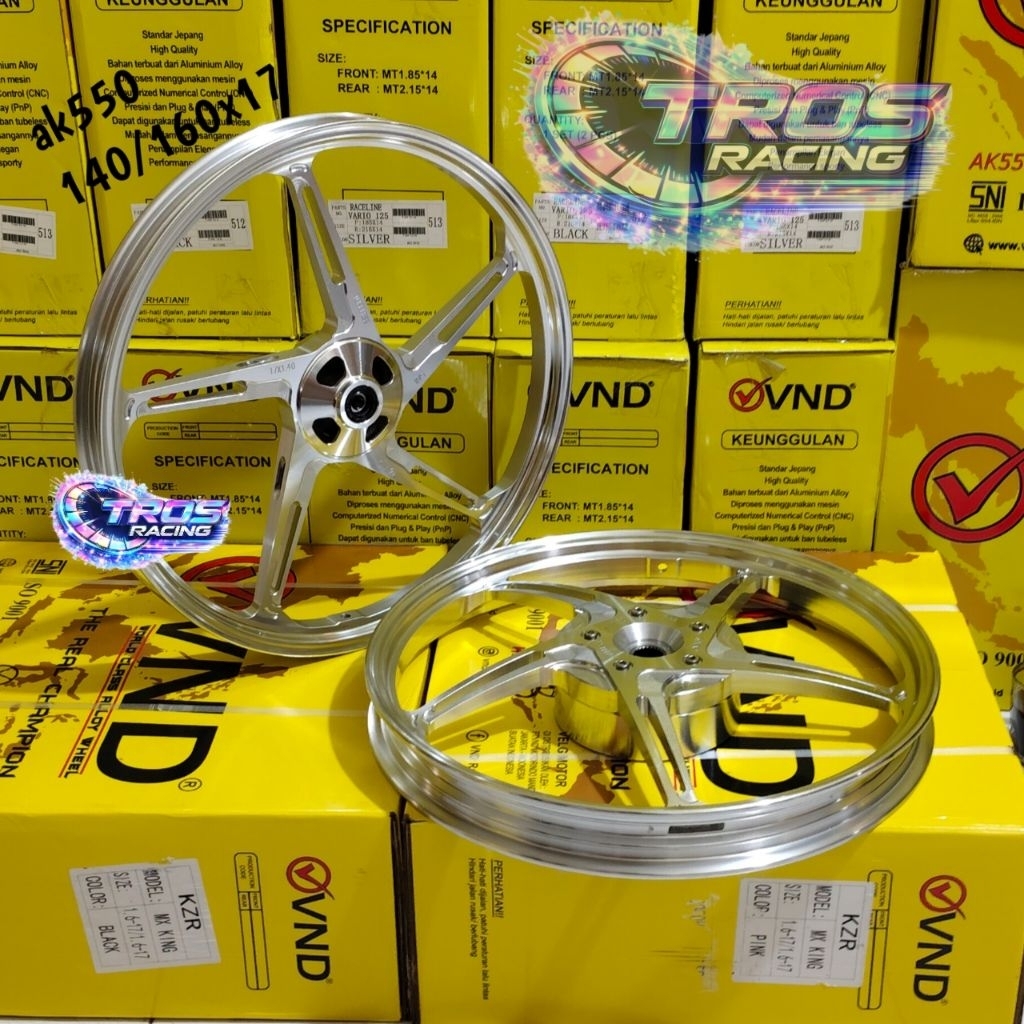 VND AK550 VELG VARIO BEAT SCOOPY MIO ring 17 DAN 14