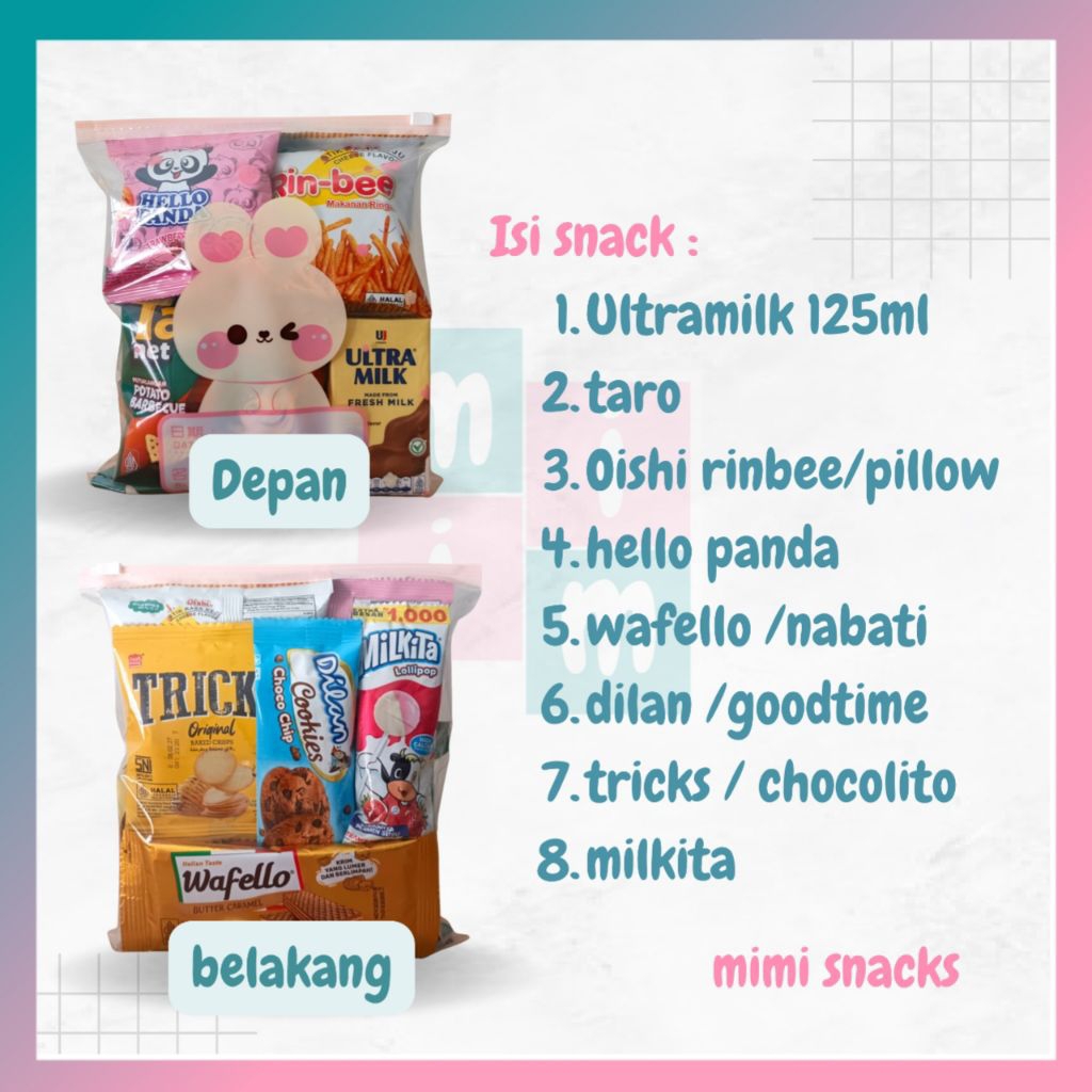 MBS BINGKISAN SNACK UNIK BEKASI HAMPERS ULANG TAHUN ANAK