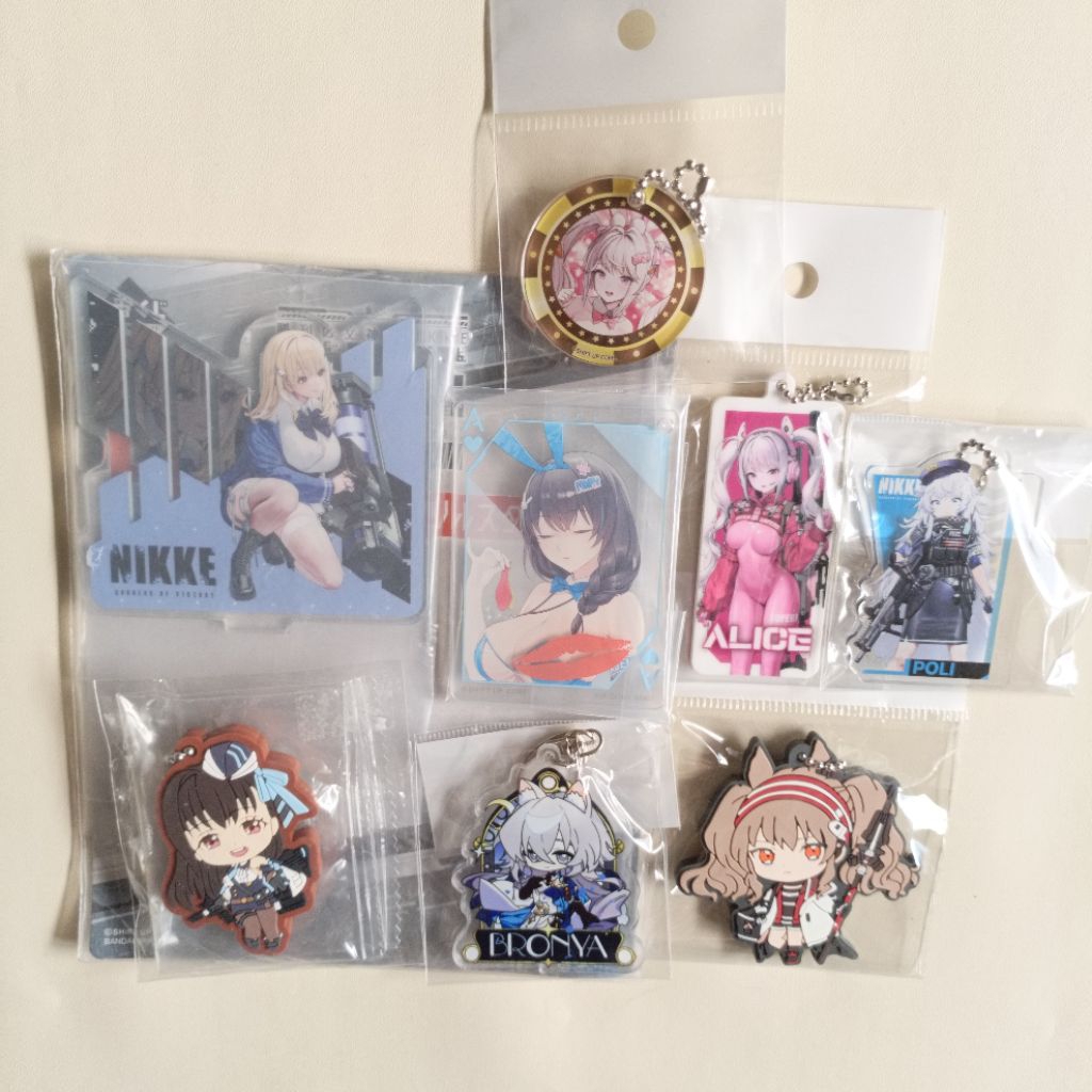 [UPDATE 2] Honkai Impact Nikke Goddess of Victory keychain standee akrilik rubber original
