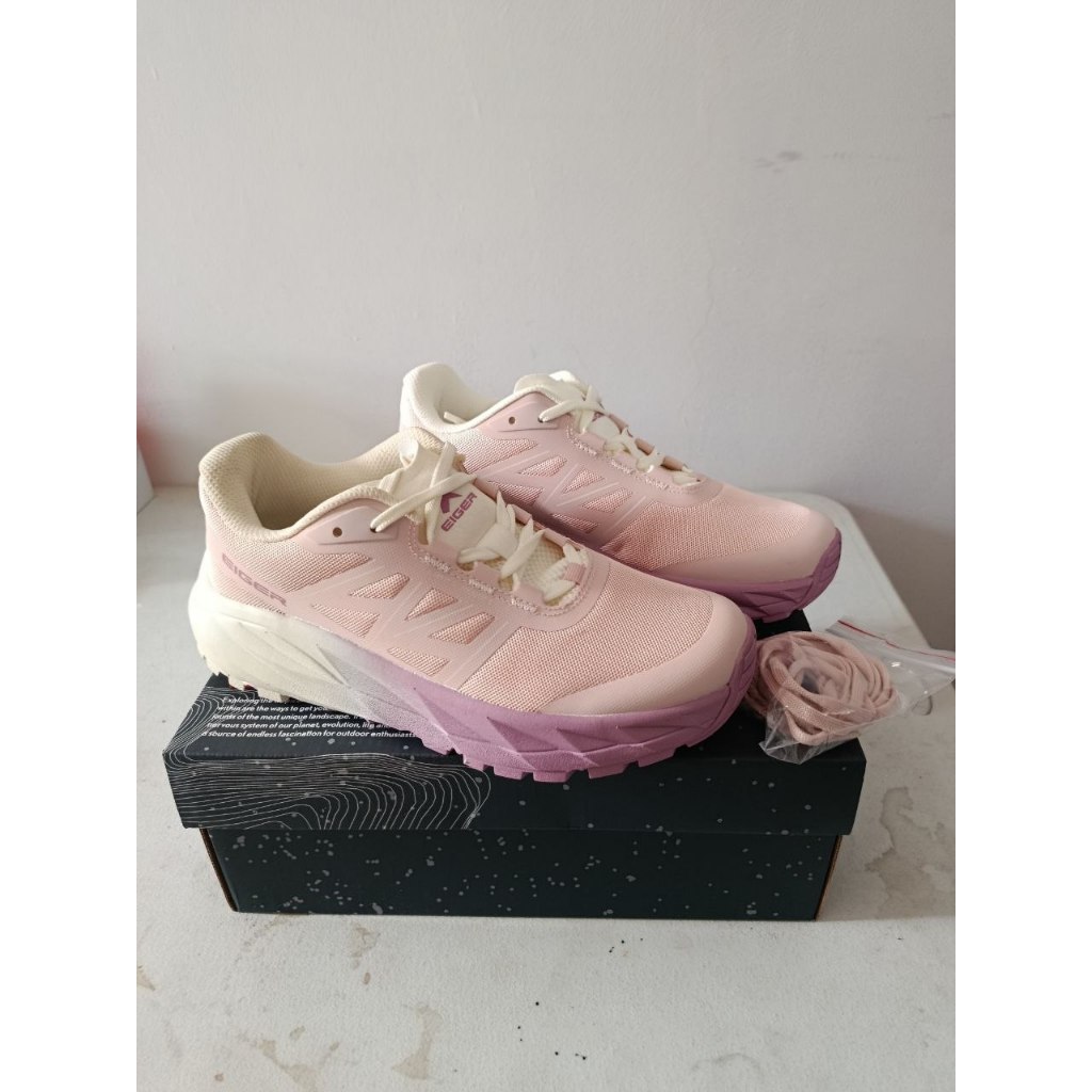 Eiger sepatu running trail run  hiking jogging lari gunung cewek perempuan