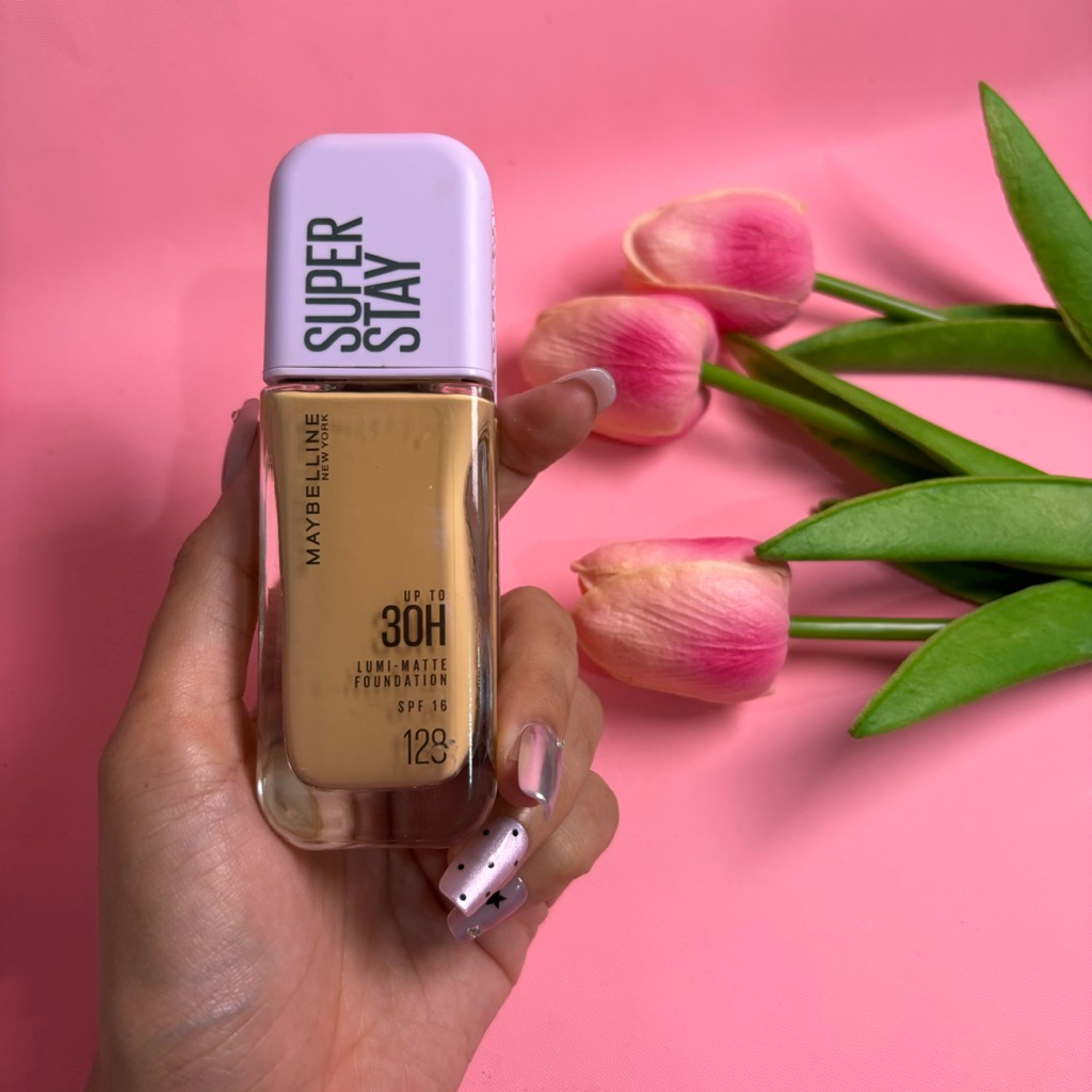 Preloved 90% Maybelline Superstay 24h Foundation, Shade 128