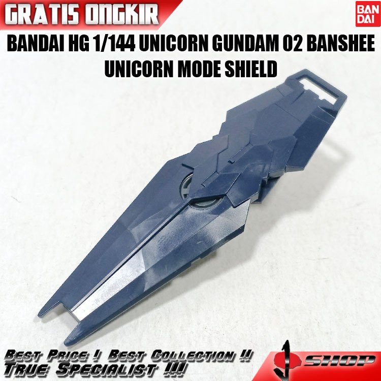 BANDAI HG 1/144 UNICORN GUNDAM 02 BANSHEE UNICORN MODE SHIELD HG4051