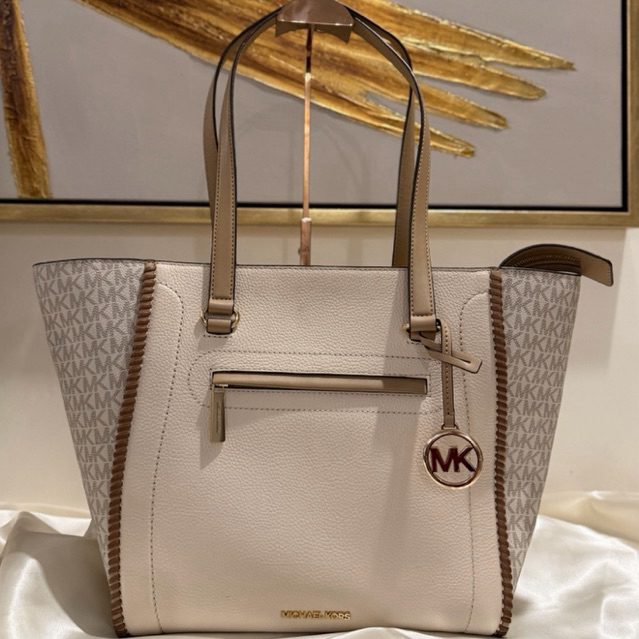 Tote Bag MK Carine Large Front Zip - Authentic
