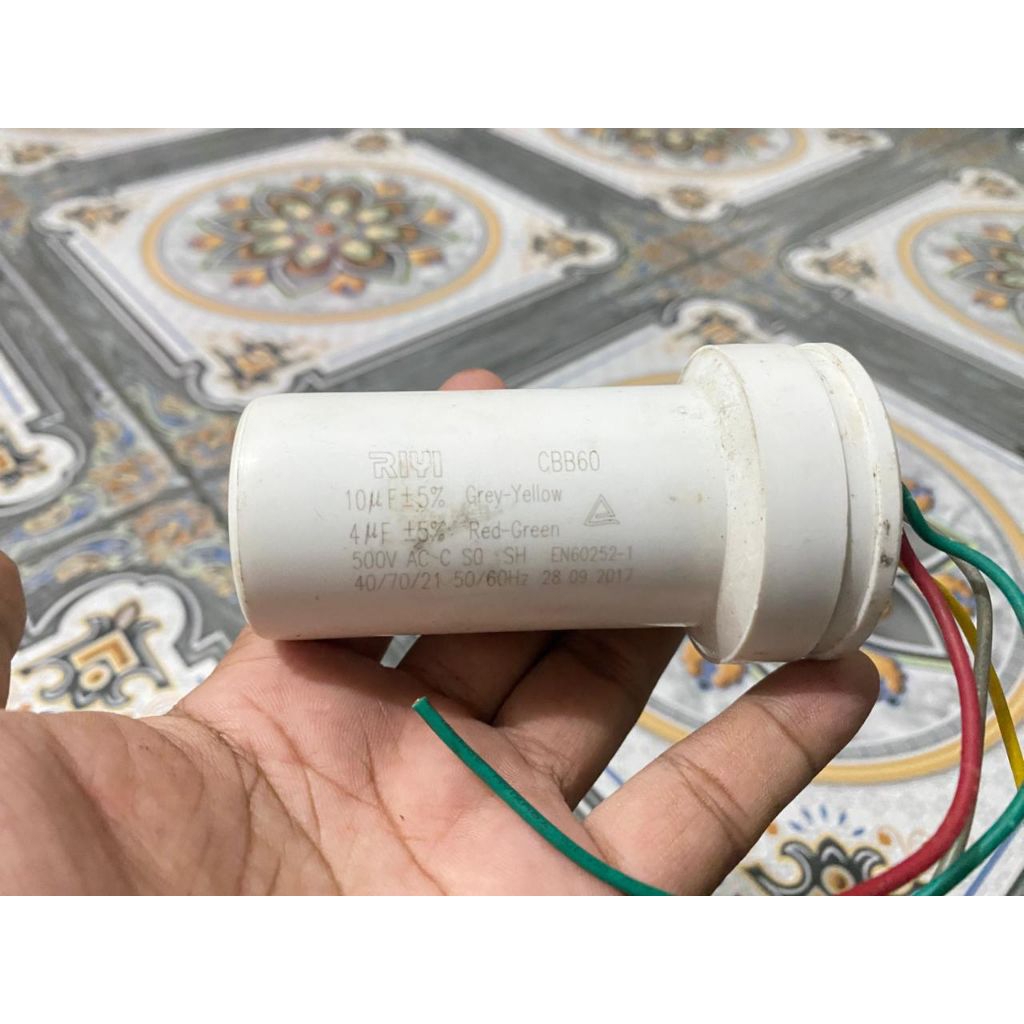 Kapasitor Ori Copotan Mesin Cuci Polytron