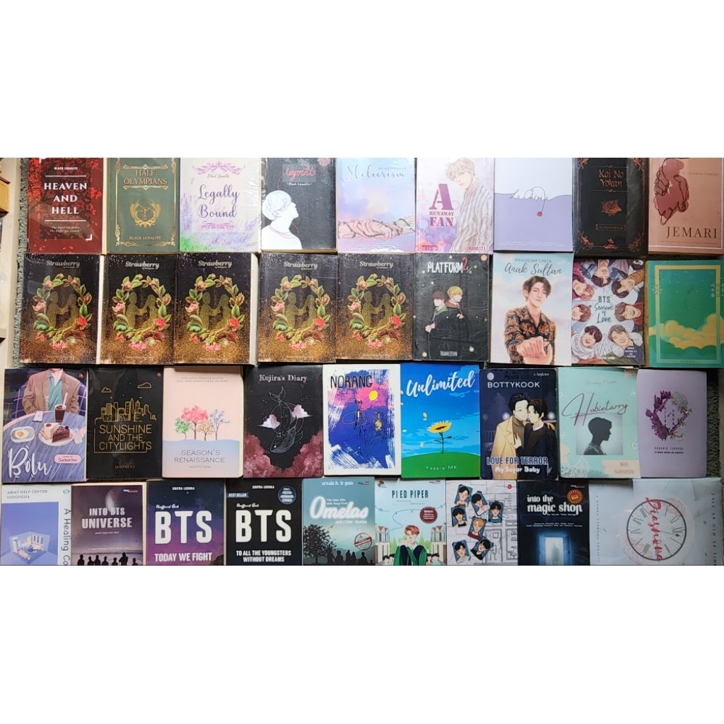 Fanbook Fanfic Book Unofficial BTS - namjin taekook yoonmin jikook kookv vkook teori artbook