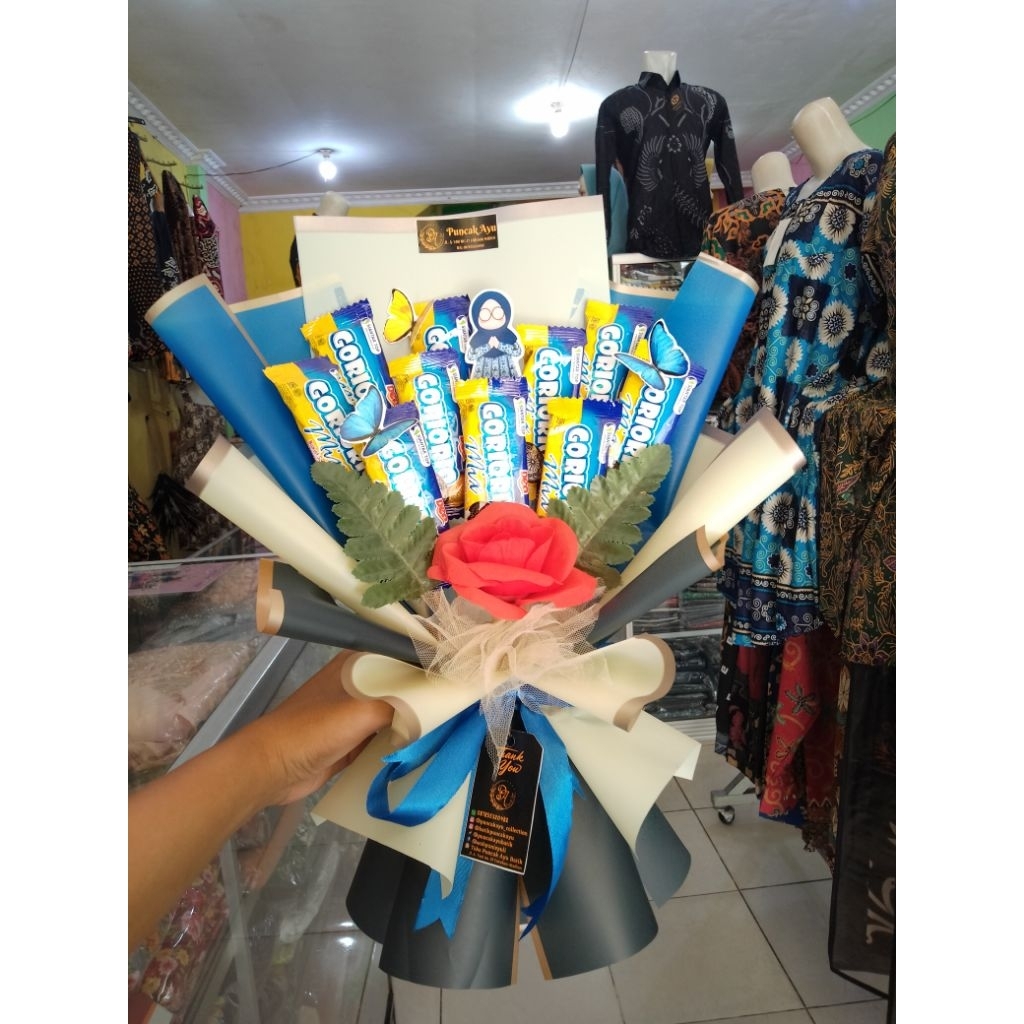 Buket Snack Wisuda / Buket Snack Ulang Tahun