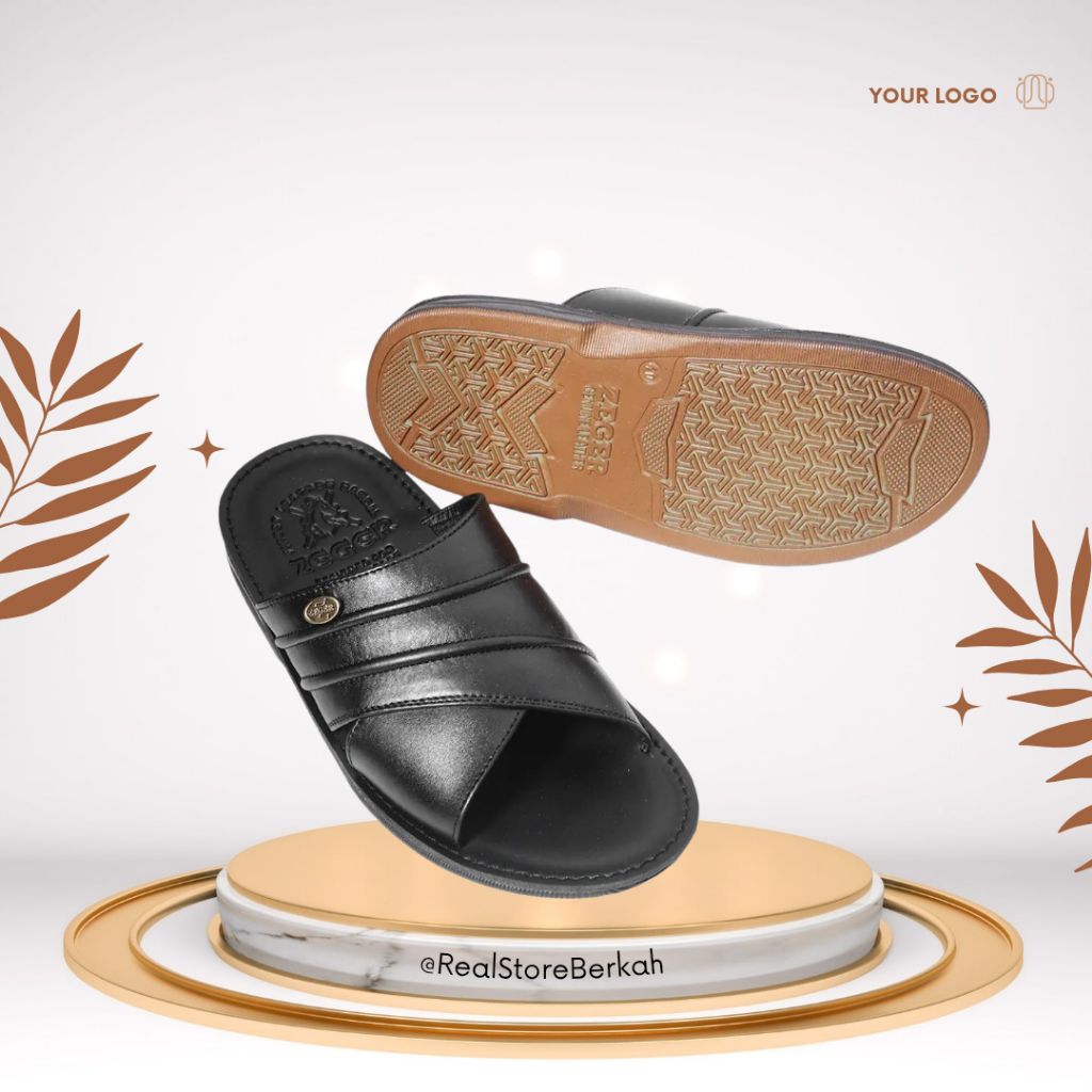 Zeger Sandal Kulit Pria ||ORIGINAL||