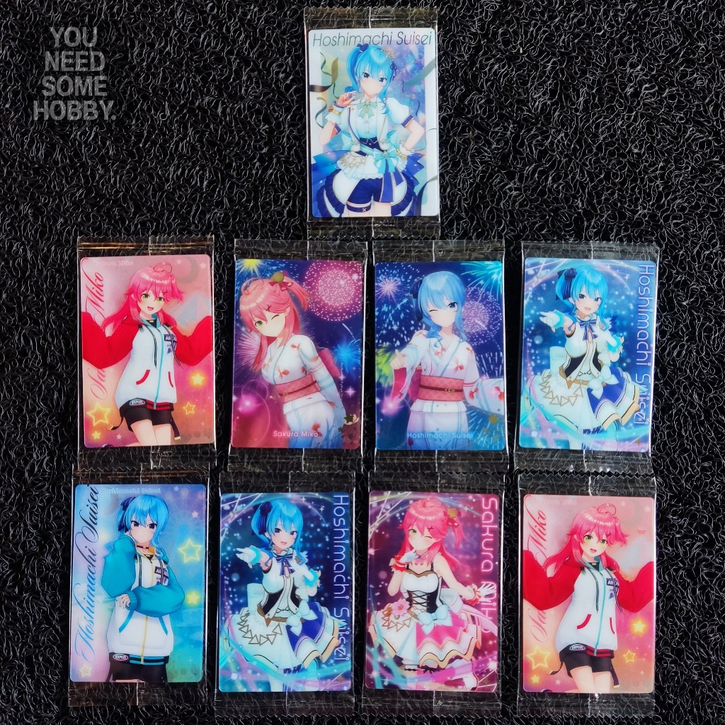 Kartu Hololive wafer card suisei micomet