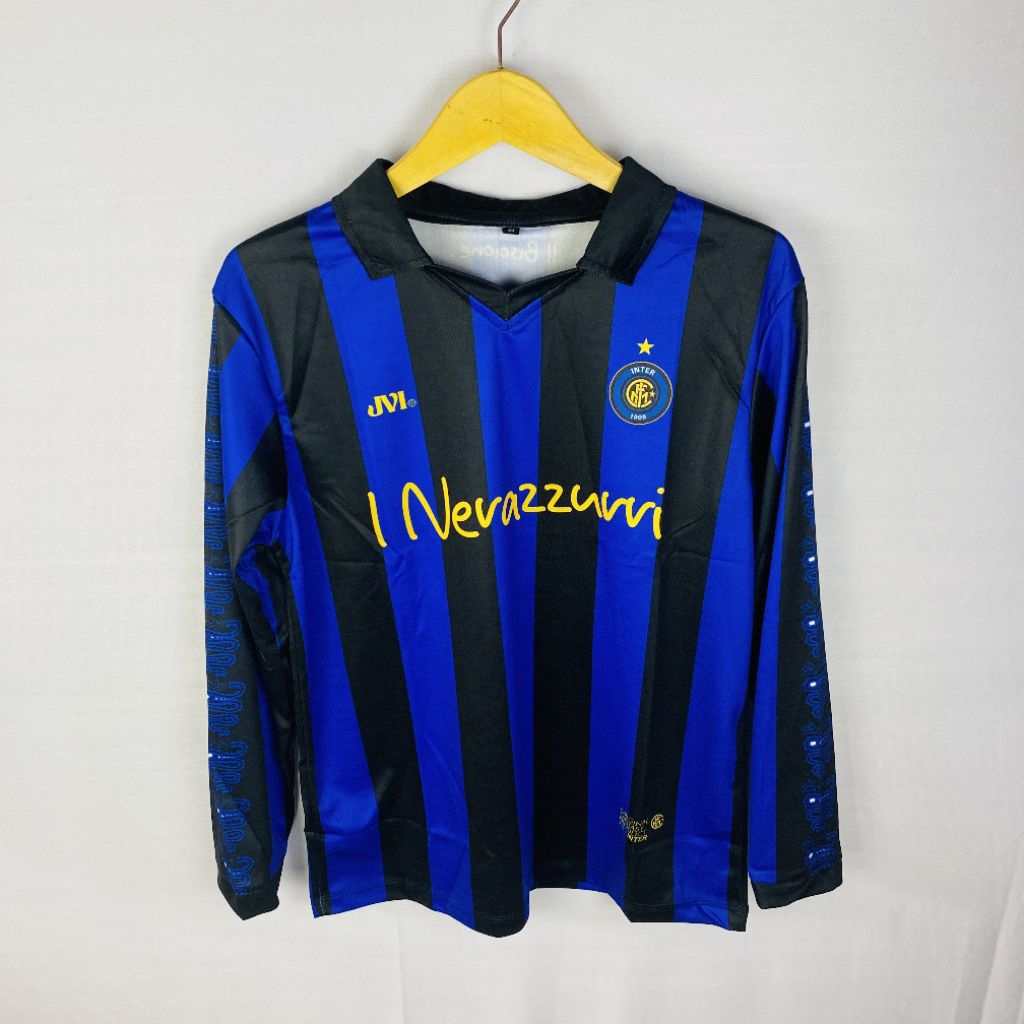 JVI JERSEY RETRO FANTASY INTER MILAN TERLARIS JERSEY VINTAGE FULL PRINTING LENGAN PANJANG DAN PENDEK