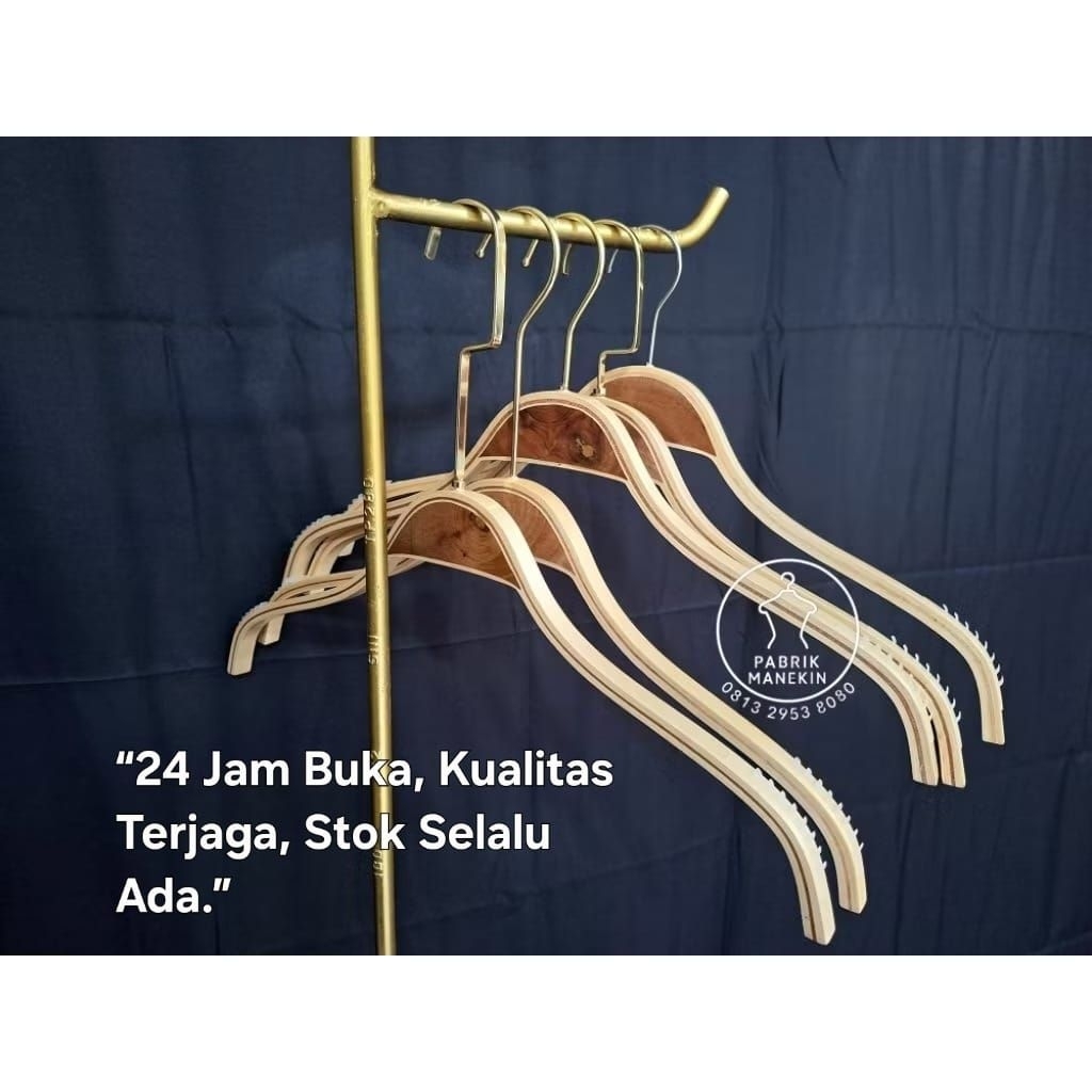 hanger zara/hanger baju zara/hanger zara kayu natural/hanger zara kayu/gantungan baju/gantungan baju
