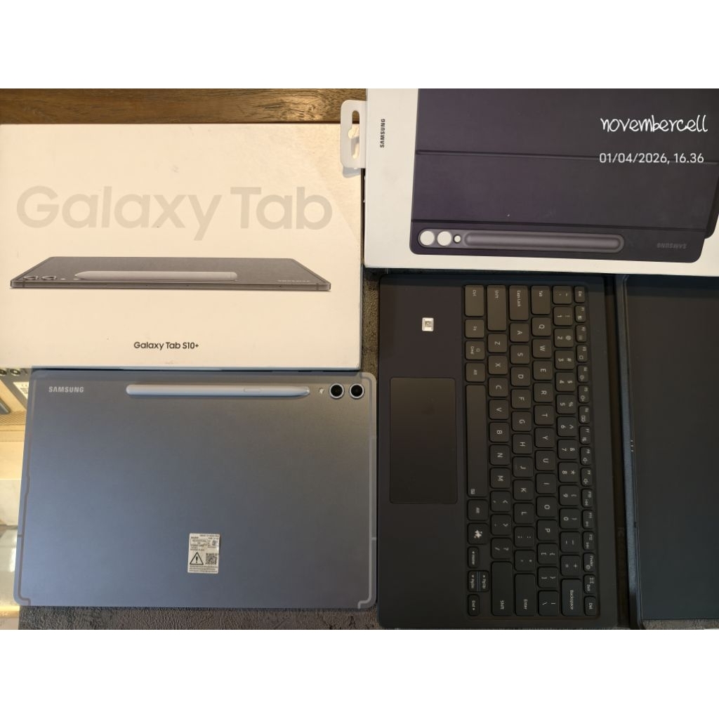 samsung galaxi tab s10 plus wifi only 12/256 include keyboard