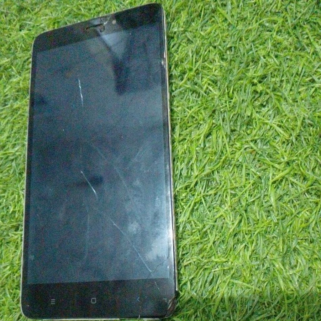 lcd plus frame redmi not 4x minus ts retak sentuhan normal lcd bagus